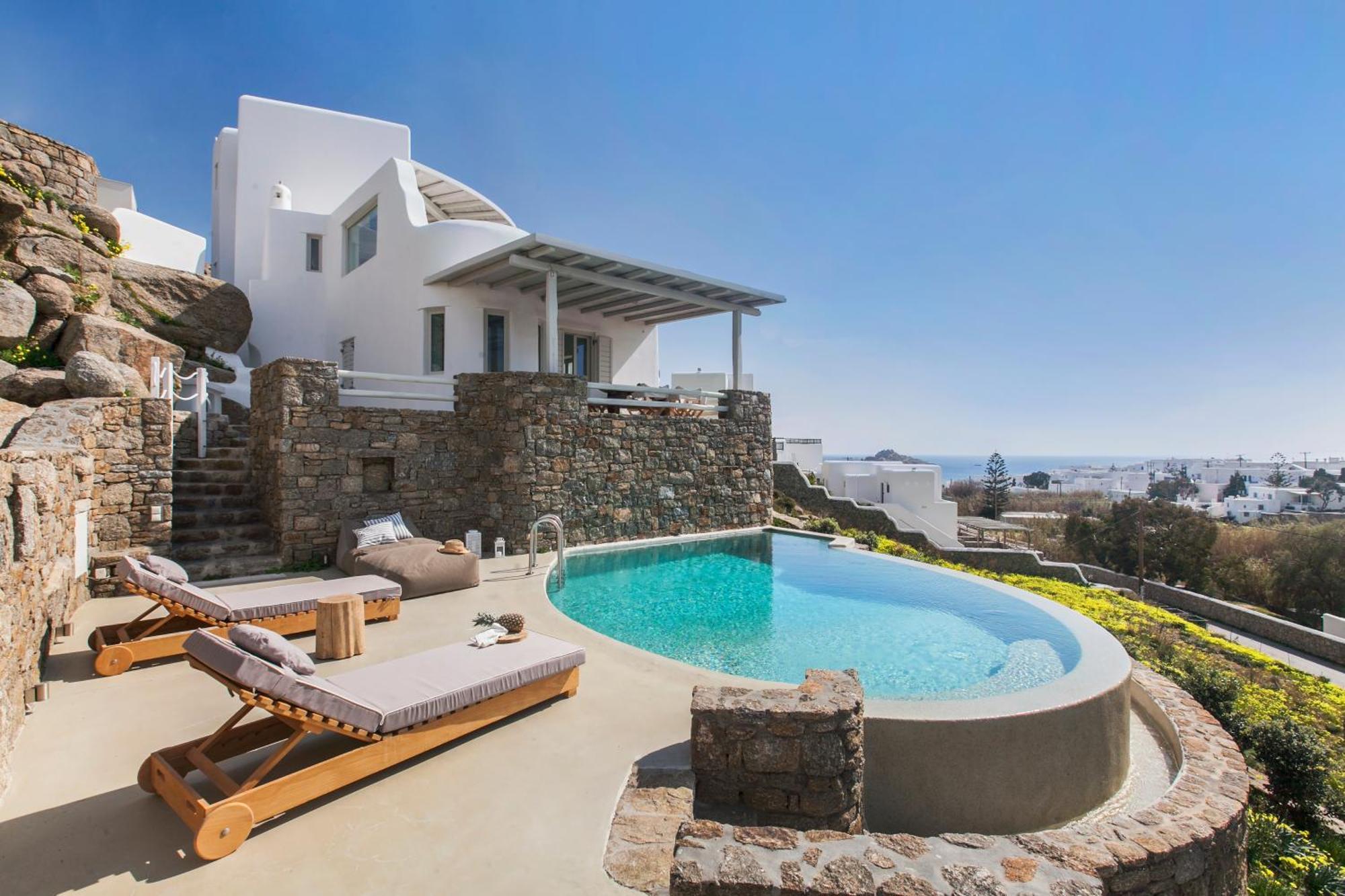 Breathtaking 6 Bed In Platis Gialos Bagian luar foto