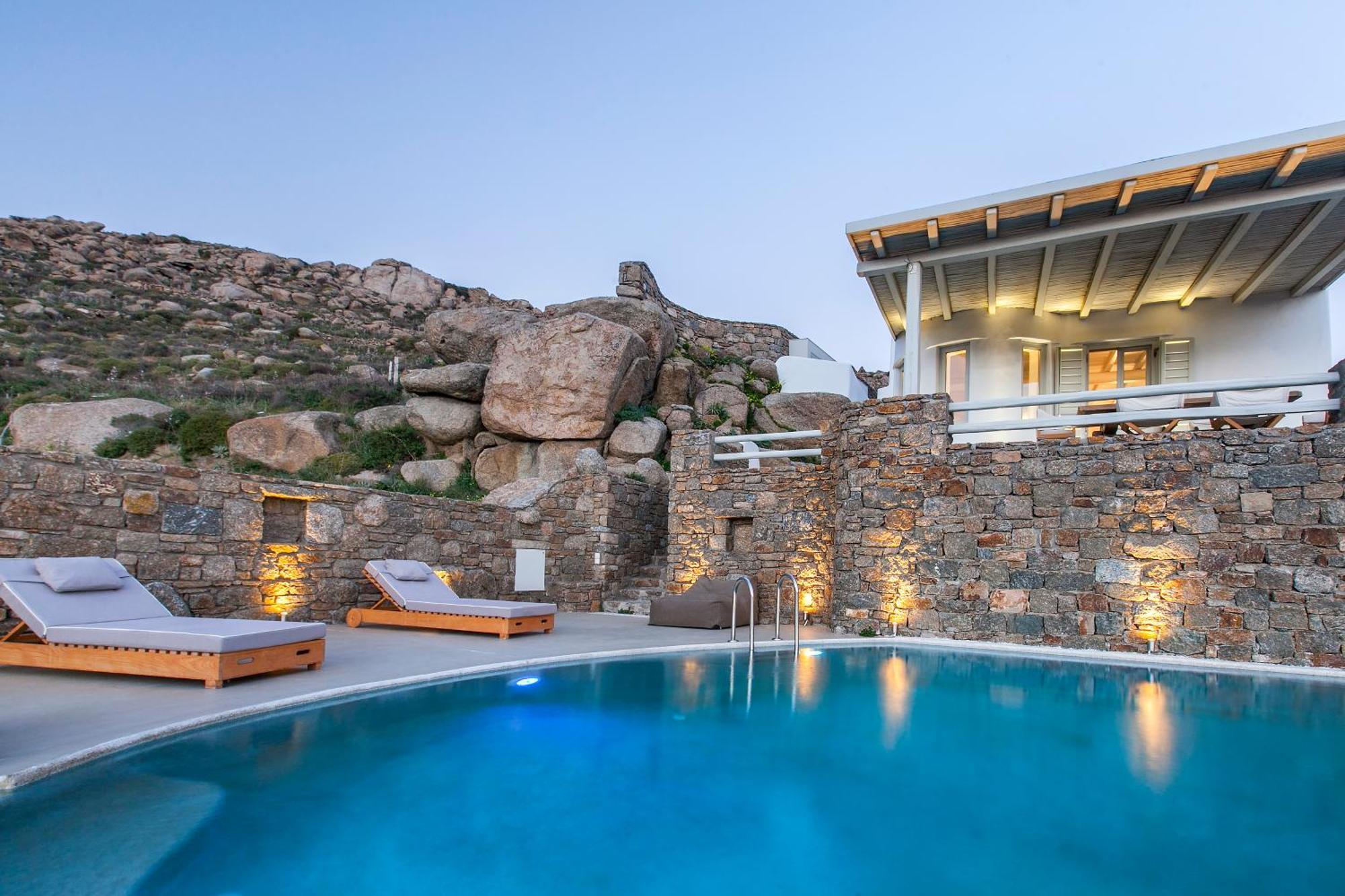 Breathtaking 6 Bed In Platis Gialos Bagian luar foto
