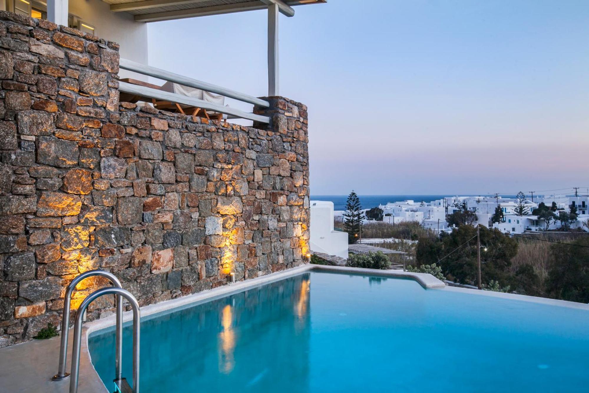 Breathtaking 6 Bed In Platis Gialos Bagian luar foto