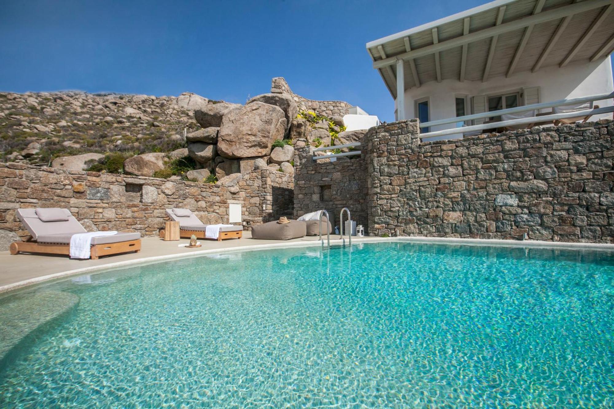 Breathtaking 6 Bed In Platis Gialos Bagian luar foto